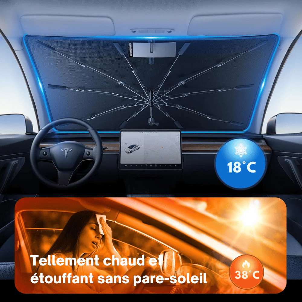 Parapluie pare-soleil de voiture